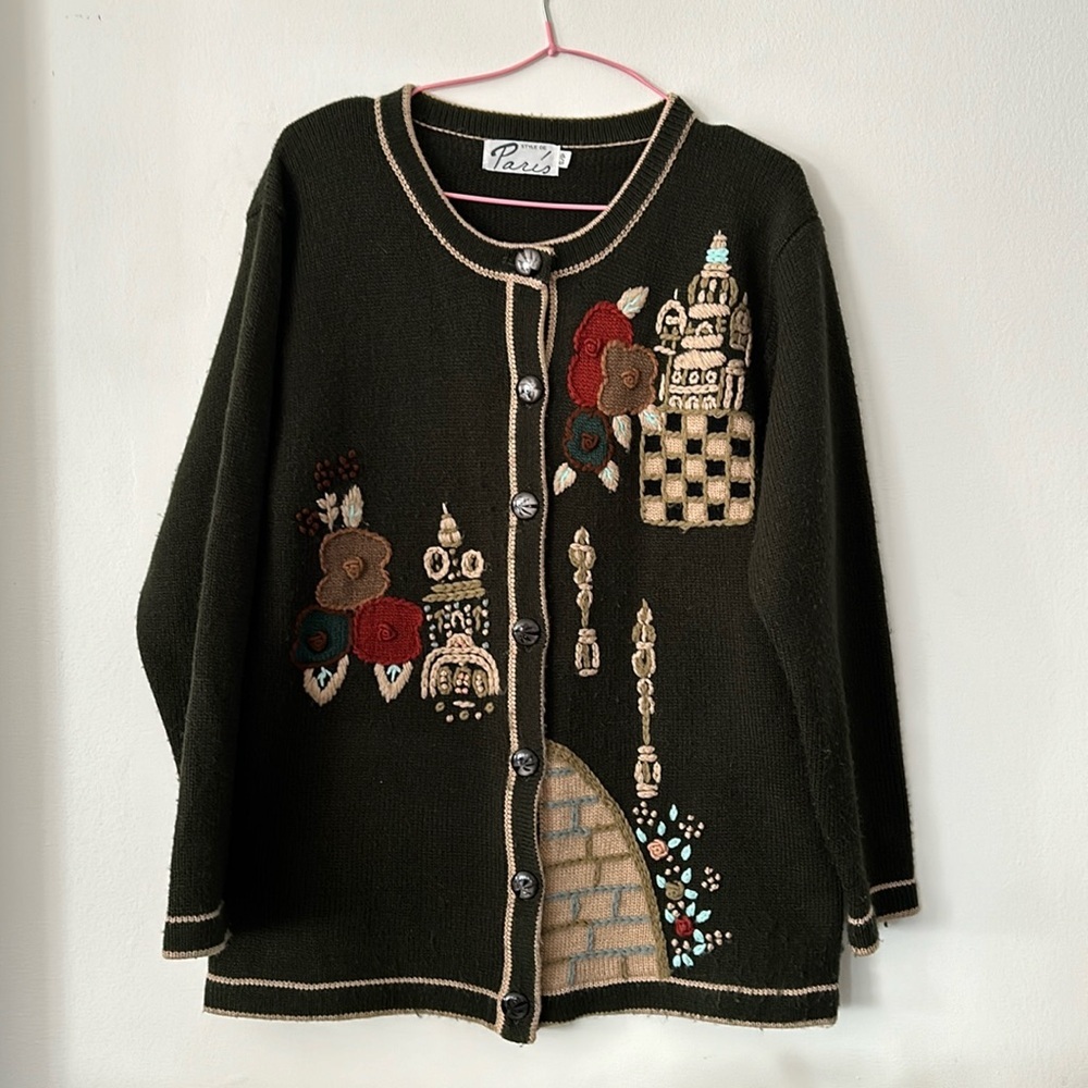 🔥🔥Vintage Style de Paris buttons cardigan for womens